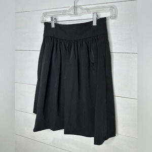 Diane Von Furstenberg Black Pleated Skirt Womens - Size 2